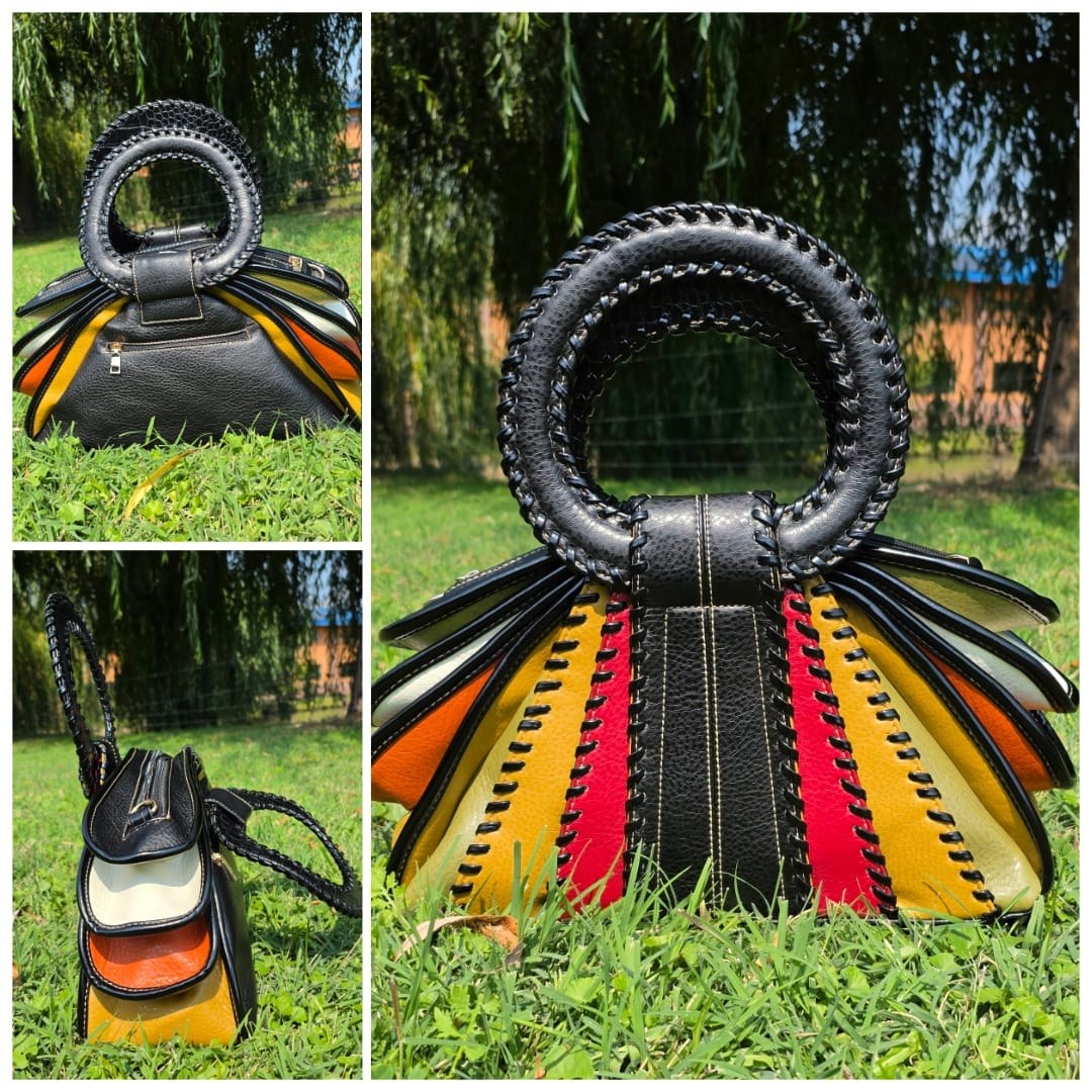 Geanta Evantai — Negru