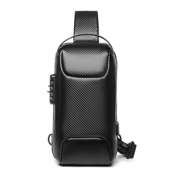 Geantă/Borsetă pentru bărbați Crossbody Lunaria, carbon